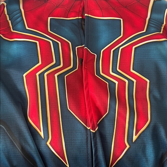 Marvel Avengers Endgame Spider-Man Kids Costume - Red, Blue, Gold LARGE SIZE - Picture 2 of 6